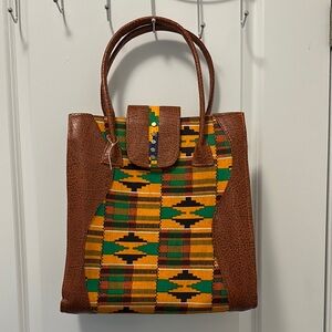 Ghanaian Kente Cloth Handbag